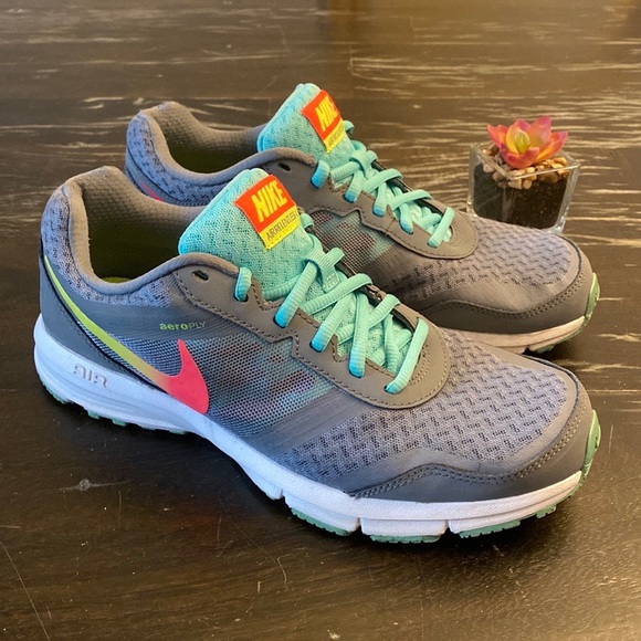 Nike Shoes - Nike | Air Relentless 4 Aeroply Grey Hot Punch Sneakers Women’s 9.5